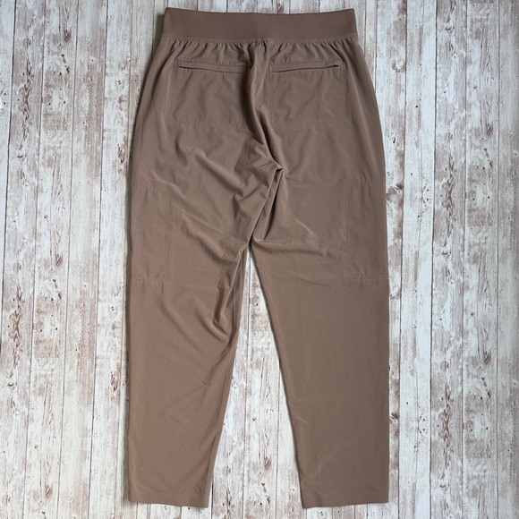 Athleta Brooklyn Mid Rise Ankle Utility Pant sz 6 Pyrite Brown Pockets Light - Picture 5 of 15